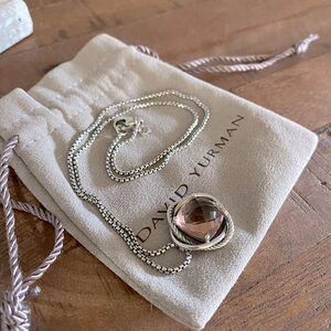 David Yurman Morganite Infinity 14MM Necklace